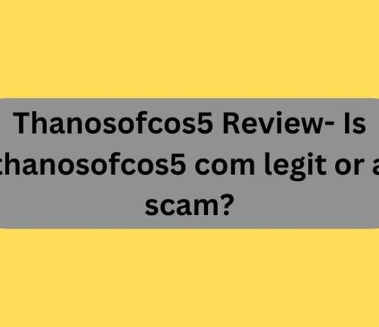 Thanosofcos5 Review- Is thanosofcos5 com legit or a scam? Thanosofcos5 Review