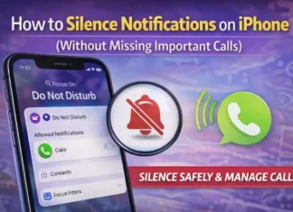 How to Silence Notifications on iPhone (Without Missing Important Calls) How to Silence Notifications on iPhone Safely