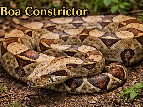 Boa Constrictor in the wild