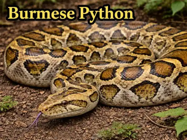 Burmese Python in the wild