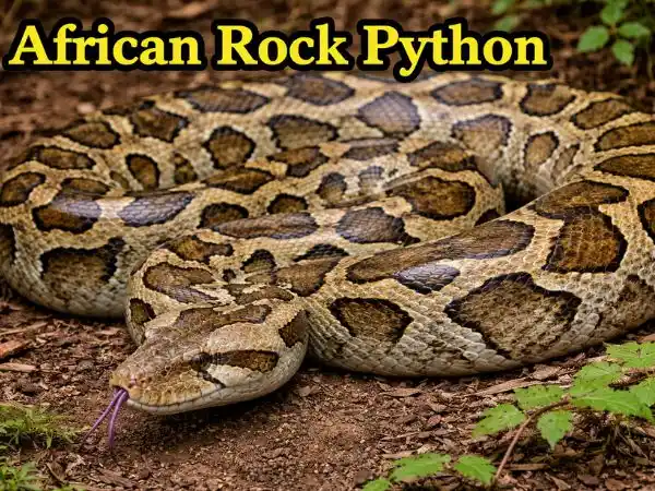 Coiled beauty: African Rock Python