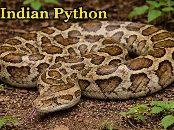 Coiled beauty of the Indian Python
